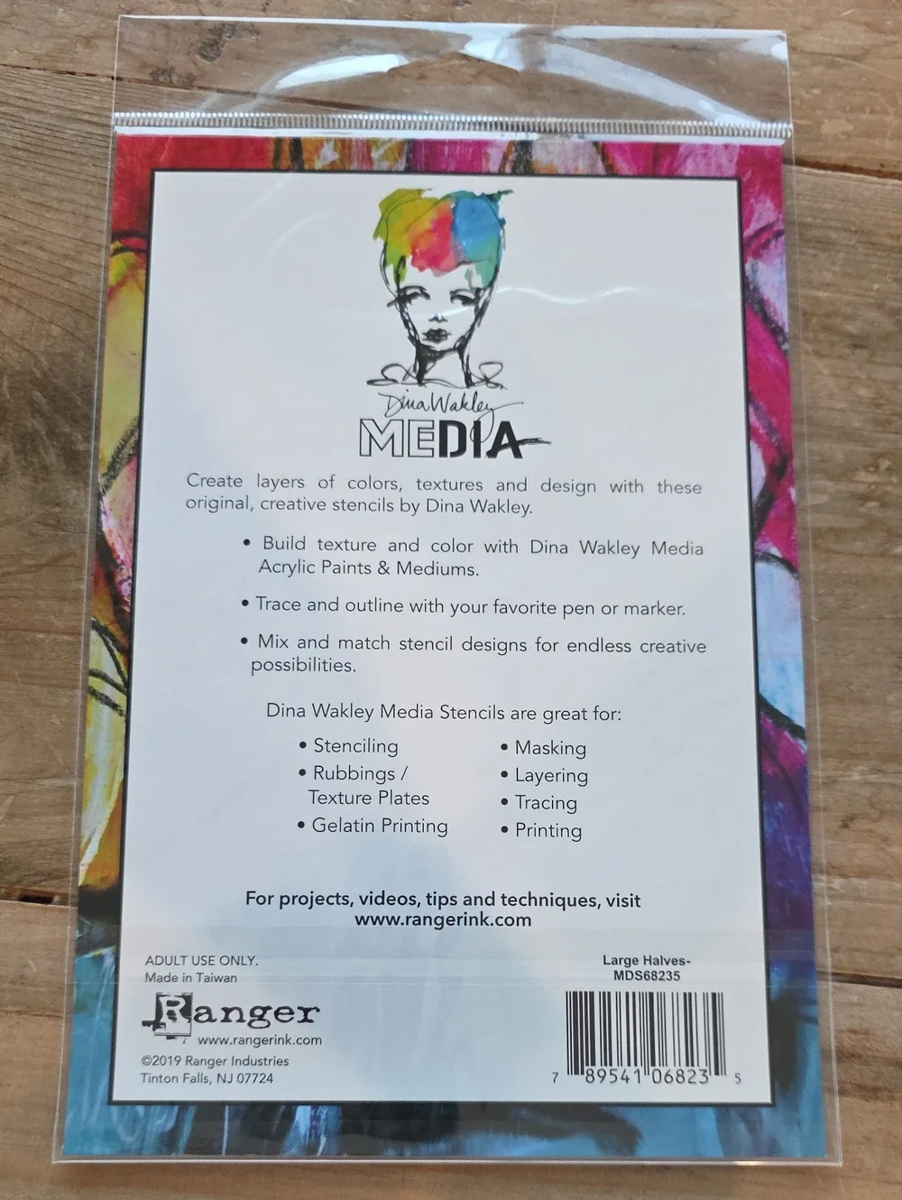 Dina Wakley Media Stencil